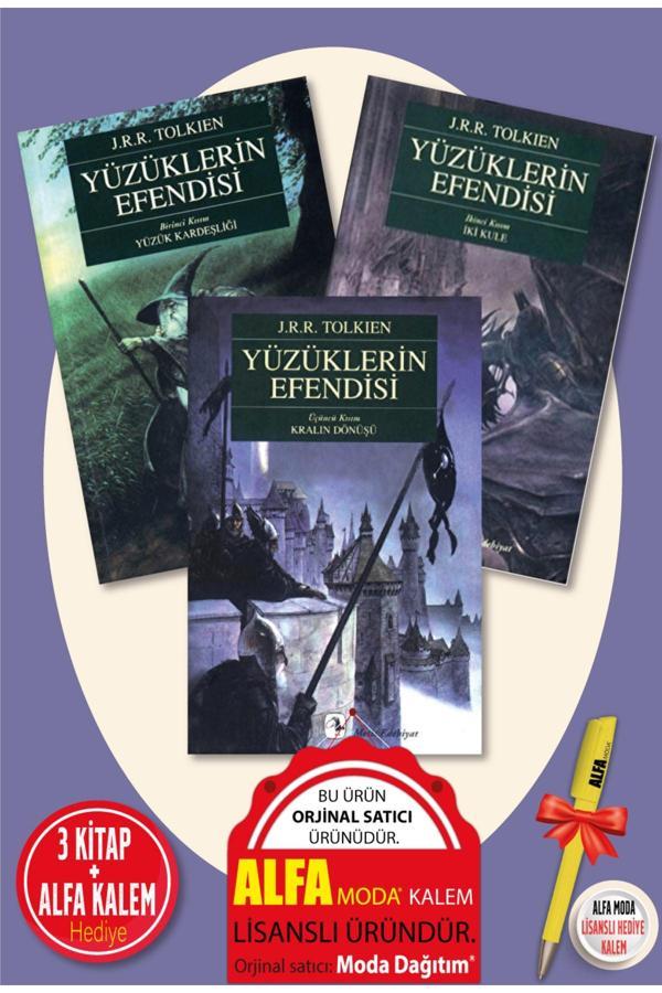 Yüzüklerin Efendisi Serisi 1-2-3 (Yüzük Kardeşliği-İki Kule-Kralın Dönüşü) (J. R. R. Tolkien ) 3 Kit - Metis Yayınları - Image 1