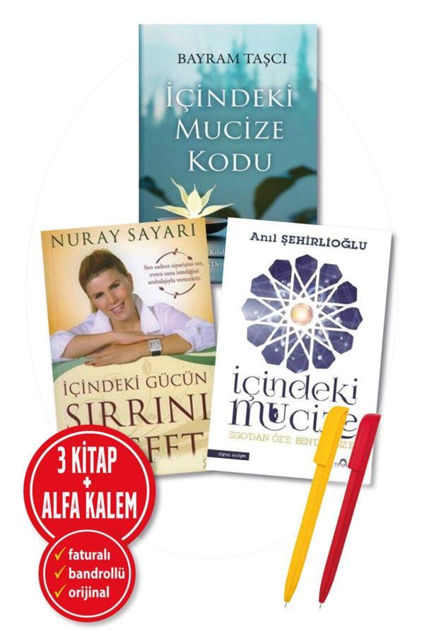 Alfa Kalem + Bayram Taşcı 3Kitap (İçindeki Mucize Kodu + İçindeki Mucize + İçindeki Gücün Sırrını Keşfet) - Destek Yayınları - Image 1