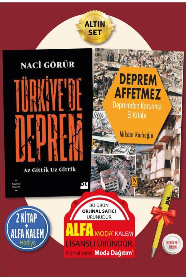 Türkiye’De Deprem (Naci Görür) - Deprem Affetmez (Mikdat Kadıoğlu) - 2 Kitap Alfa Kalem - Doğan - Tekin Yayınevi - Image 1
