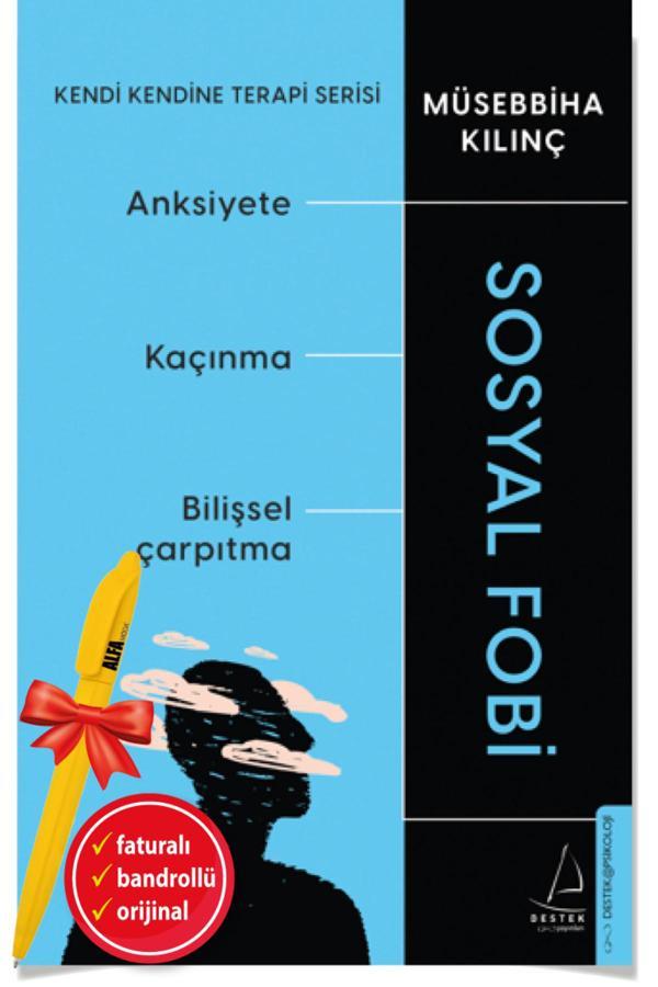 Alfa Kalem + Sosyal Fobi - Kendi Kendine Terapi Serisi / Müsebbiha Kılınç - Destek Y - Moda Dağıtım - Destek Yayınları - Image 1