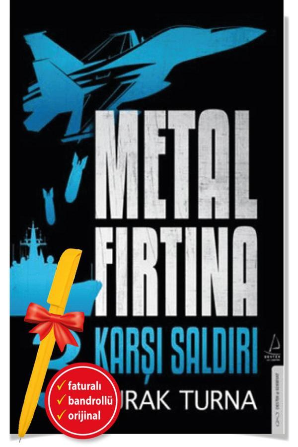 Alfa Kalem + Metal Fırtına 3-Karşı Saldırı (Burak Turna)-Yeni-Edebiyat/Roman-Destek Kitap - Destek Yayınları - Image 1