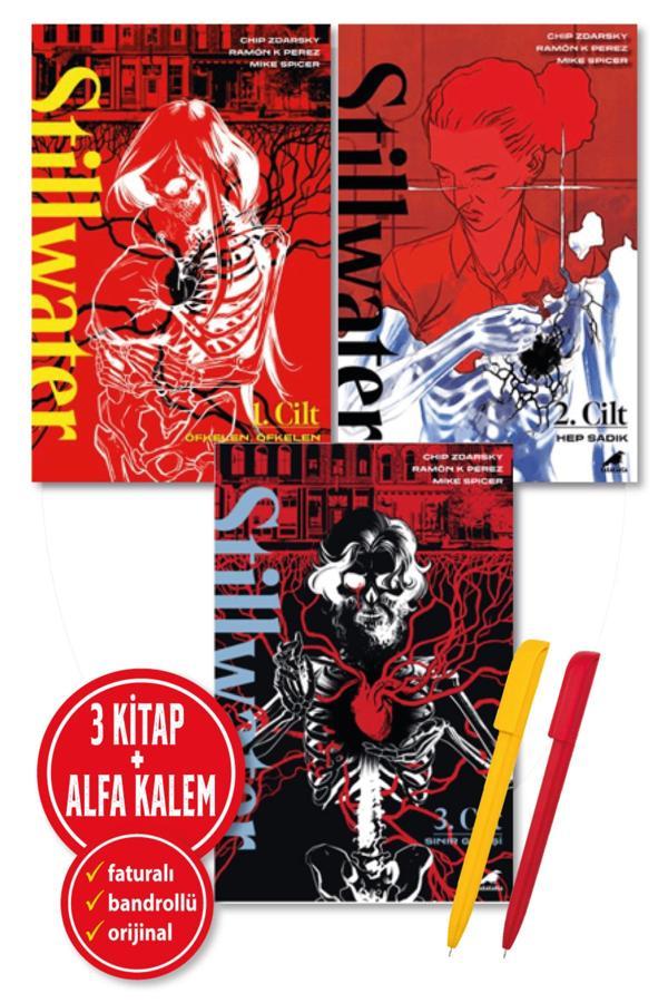 Alfa Kalem + Chip Zdarsky 3 Kitap Stillwater 1 + Stillwater 2 - Hep Sadık + Stillwater 3 - Sınır Geçişi - Karakarga Yayınları - Image 1