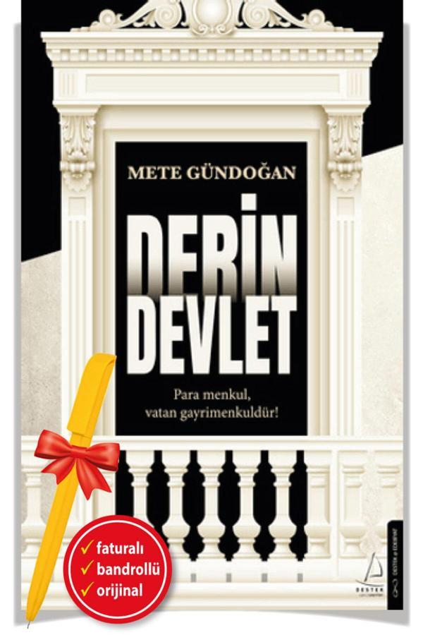 Alfa Kalem + Derin Devlet (Mete Gündoğan) Yeni Roman /Destek Kitap - Destek Yayınları - Image 1