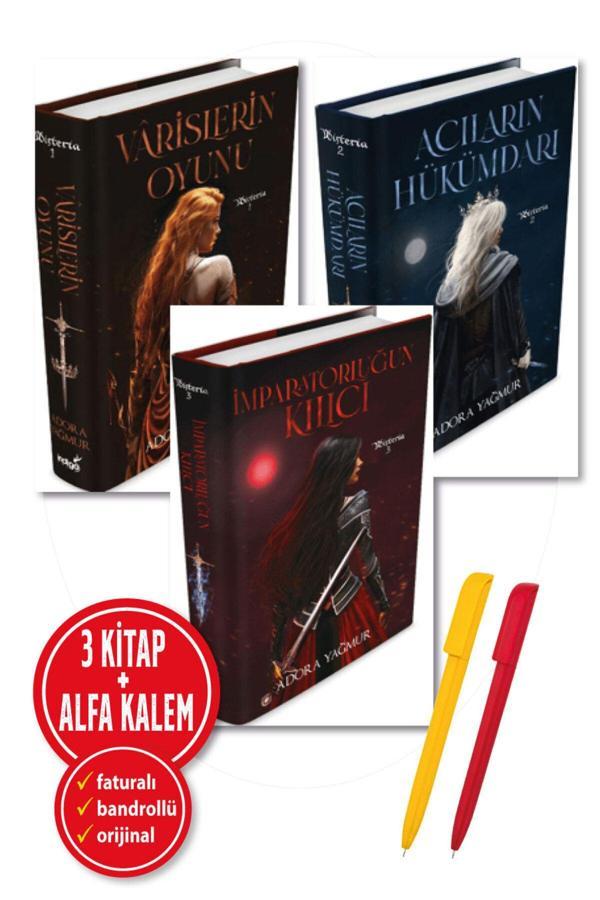 Adora Yağmur Ciltli 3 Kitap (Acıların Hükümdarı + Varislerin Oyunu + İmparatorluğun Kılıcı)-Yeni İndigo - İndigo Kitap Yayınevi - Image 1