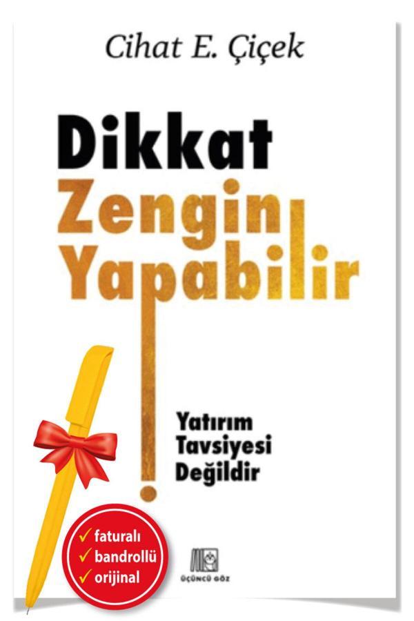 Alfa Kalem + Dikkat Zengin Yapabilir (Cihat E. Çiçek) Yeni - Ekonomi / Araştırma / İnkılap Kitap - İnkılap Kitabevi Yayınevi - Image 1