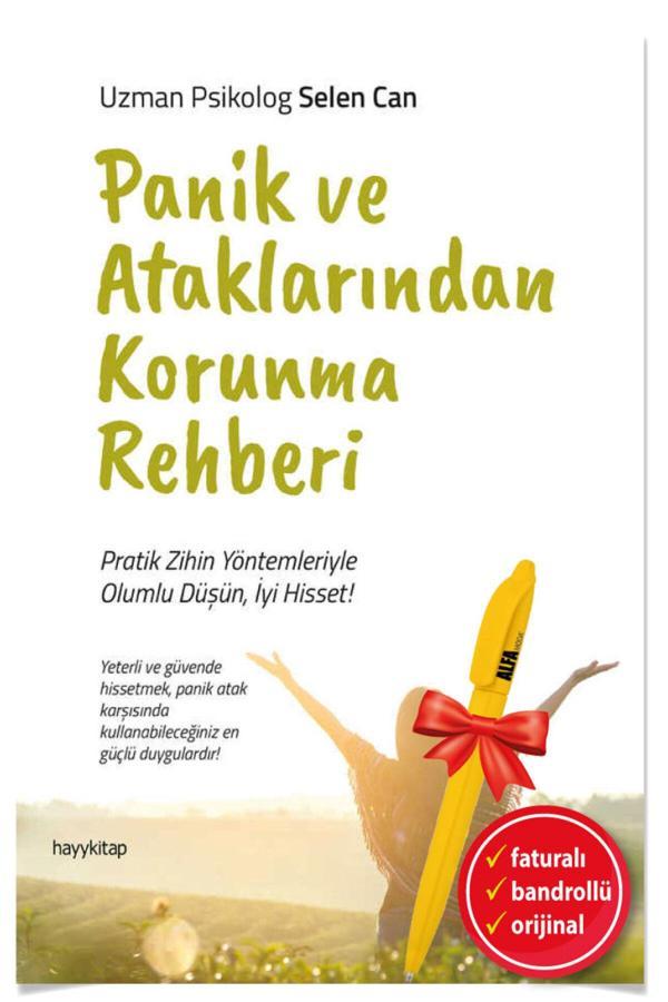 Alfa Moda Kalem + Panik Ve Ataklarından Korunma Rehberi Pratik Zihin / Selen Can - Hayykitap - Image 1