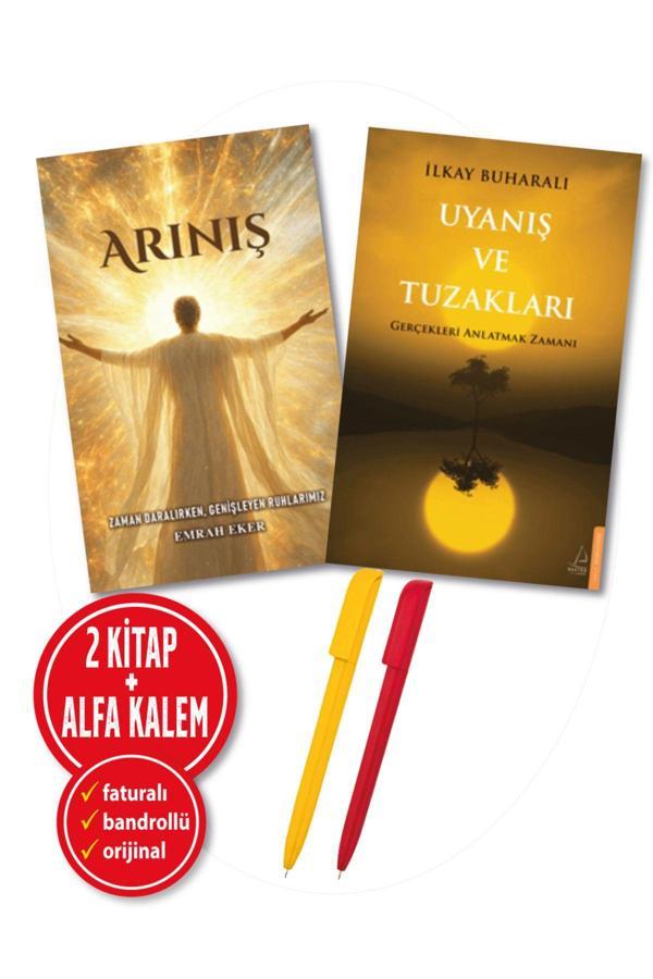 Alfa Kalem + Arınış(Emrah Eker) + Uyanış Ve Tuzakları(İlkay Buharalı) 2 Kitap Set Kişisel Gelişim Yeni - Destek Yayınları - Image 1