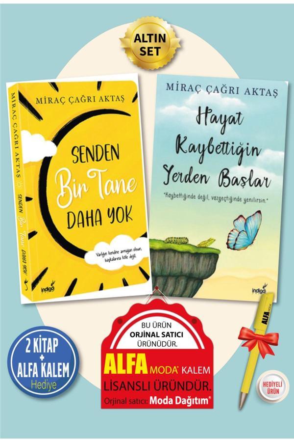 Senden Bir Tane Daha Yok - Hayat Kaybettiğin Yerden Başlar - Miraç Çağrı Aktaş - Indigo - 2 + Kalem - İndigo Kitap Yayınevi - Image 1
