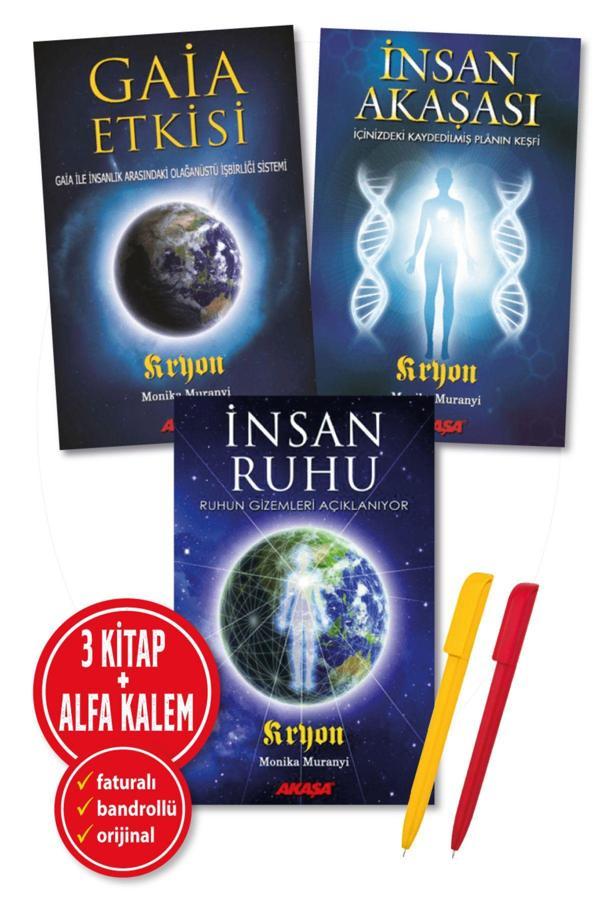 Alfa Kalem İnsan Ruhu İnsan Akaşası Gaia Etkisi(Monika Muranyi) 3 Kitap-Bireysel Gelişim-Akaşa Kitap - Akaşa Yayın - Image 1