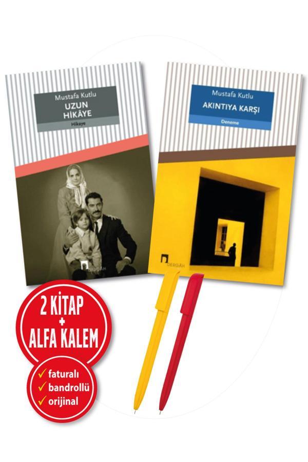 Alfa Kalem + Uzun Hikaye + Akıntıya Karşı(Mustafa Kutlu) 2 Kitap Set-Yeni-Türk Edebiyatı-Dergah Kitap - Dergah Yayınları - Image 1