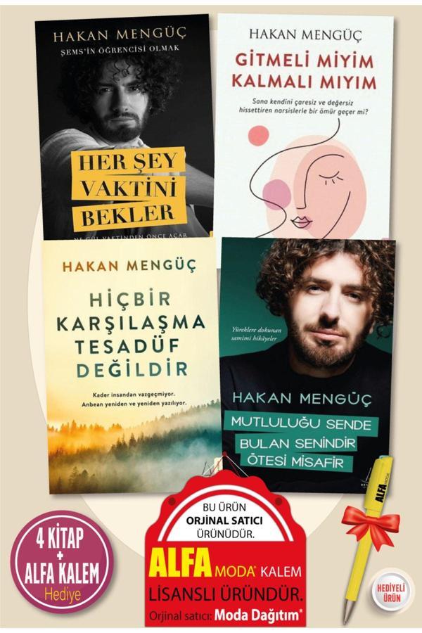 Her Şey Vaktini + Gitmeli Miyim + Hiçbir Karşılaşma + Mutluluğu Sende Bulan (Hakan Mengüç) 4 + Kalem - Destek Yayınları - Image 1