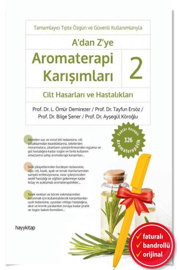 Alfa Kalem + Kollektif / A’Dan Z’Ye Aromaterapi Karışımları - 2 Cilt Hasarları L. Ömür Demirezer - Hayykitap - Image 1