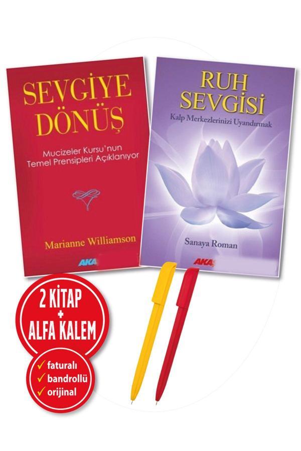 Alfa Kalem + Marianne Williamson 2 Kitap(Sevgiye Dönüş + Ruh Sevgisi) Felsefe Yeni Akaşa Yayınları - Akaşa Yayın - Image 1