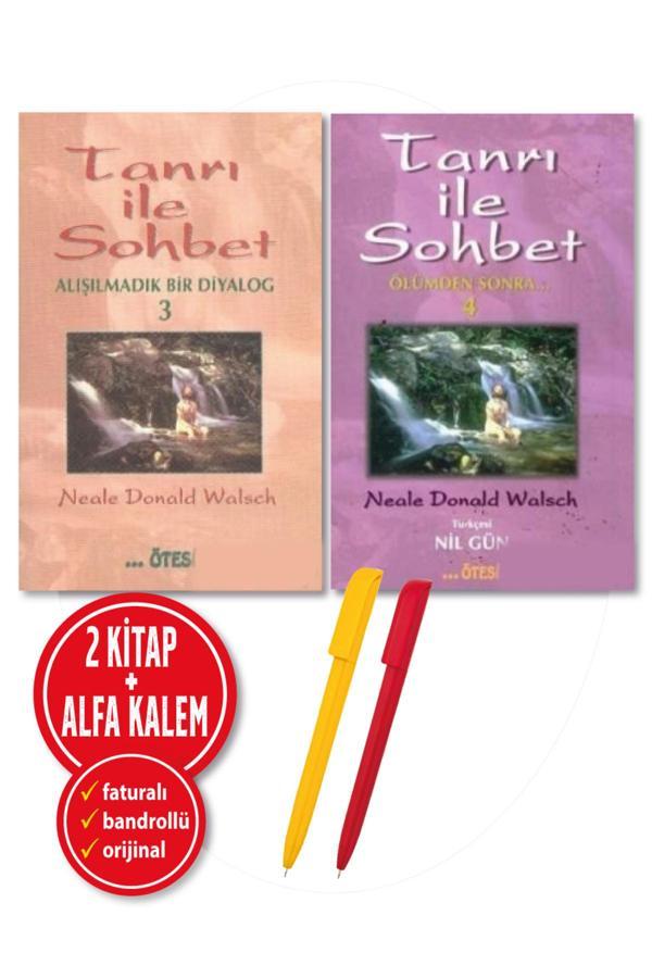 Alfa Kalem + Tanrı İle Sohbet 3 + Tanrı İle Sohbet 4 Neale Donald Walsch 2 Kitap Psikoloji Yeni - Ötesi Yayıncılık - Image 1