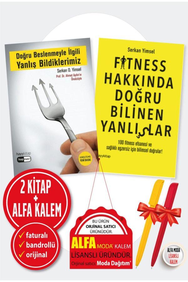 Alfa Kalem + Serkan O. Yimsel 2 Kitap(Doğru Beslenmeyle İlgili Yanlış Bildiklerimiz-Fitness Hakkında) - Hayykitap - Image 1