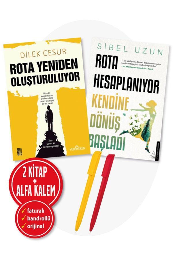 Rota Hesaplanıyor (Sibel Uzun) + Rota Yeniden Oluşturuluyor (Dilek Cesur) 2 Kitap - Destek Yayın - Destek Yayınları - Image 1