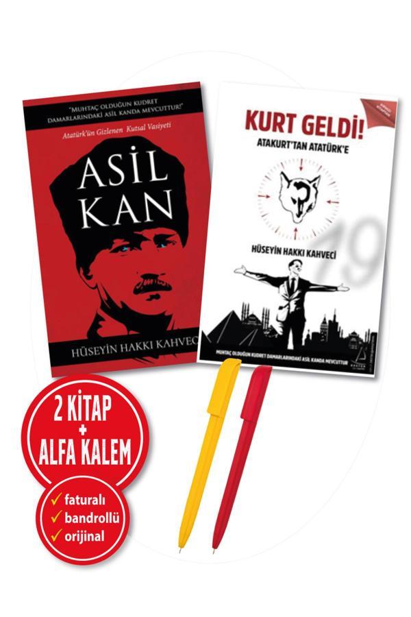 Alfa Kalem + Hüseyin Hakkı Kahveci 2 Kitap (Kurt Geldi + Asil Kan)-Yeni Destek Kitap-Araştırma-İnceleme - Destek Yayınları - Image 1