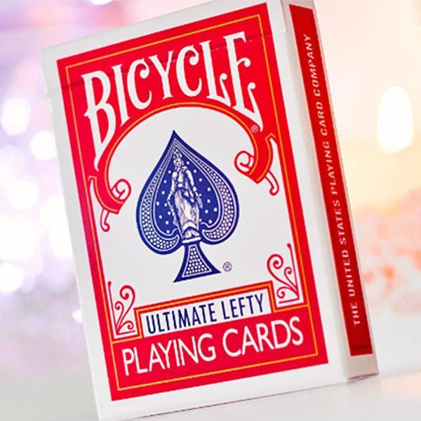 Bicycle Ultimate Lefty Deck Red Hileli Premium Oyun Kağıdı iskambil Kartları Destesi - Image 1