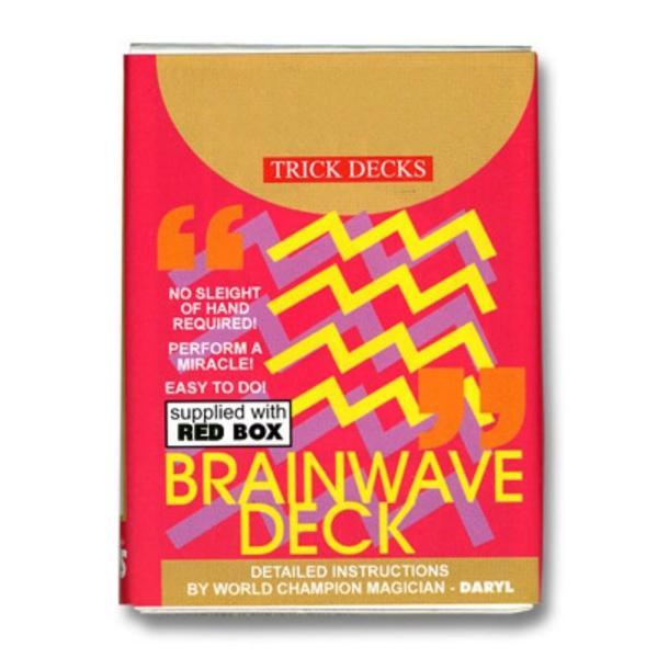 Bicycle Brainwave Deck (Red Case) Kırmızı Hileli Trick Premium Oyun Kağıdı iskambil Kartları Destesi - Image 1