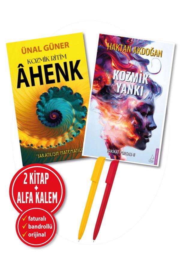 Alfa Kalem + Ünal Güner-Kozmik Ritim-Ahenk + Haktan Akdoğan-Kozmik Yankı 2 Kitap Set-Yeni - İnkılap Kitabevi Yayınevi - Image 1