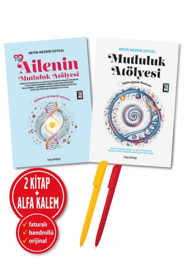 Alfa Kalem + Nevin Nesrin Soysal 2 Kitap (7 Ced 7 Nesil Ailenin Mutluluk Atölyesi + Mutluluk Atölyesi) - Hayykitap - Image 1