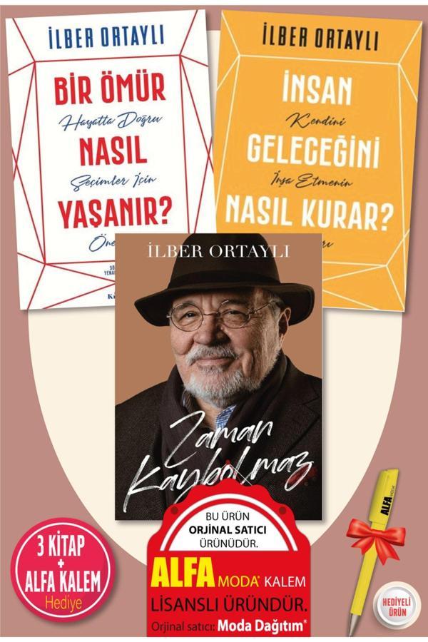 Zaman Kaybolmaz + Bir Ömür Nasıl Yaşanır? + Insan Geleceğini Nasıl Kurar? (İlber Ortaylı) 3 Kitap - Kronik Kitap - Image 1