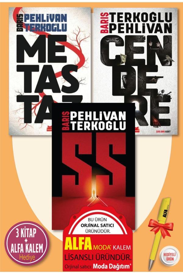 Ss + Metastaz + Metastaz 2 - Cendere (Barış Pehlivan & Barış Terkoğlu) 3'Lü + Alfa Moda Kalem - Kırmızı Kedi Yayınevi - Image 1