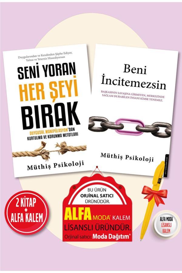Seni Yoran Her Şeyi Bırak + Beni İncitemezsin / Müthiş Psikoloji Set Yeni + Alfa - Destek Yayınları - Destek Yayınları - Image 1