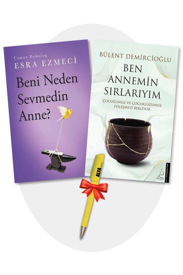 Beni Neden Sevmedin Anne? (Esra Ezmeci) + Ben Annemim Sırlarıyım (Bülent Demircioğlu) 2'Li + Kalem - Destek Yayınları - Image 1