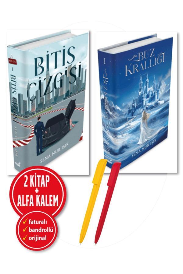 Alfa Kalem + (Bitiş Çizgisi + Buz Krallığı) Ciltli Sena Nur Işık 2 Kitap-Yeni-Edebiyat İndigo Kitap - İndigo Kitap Yayınevi - Image 1