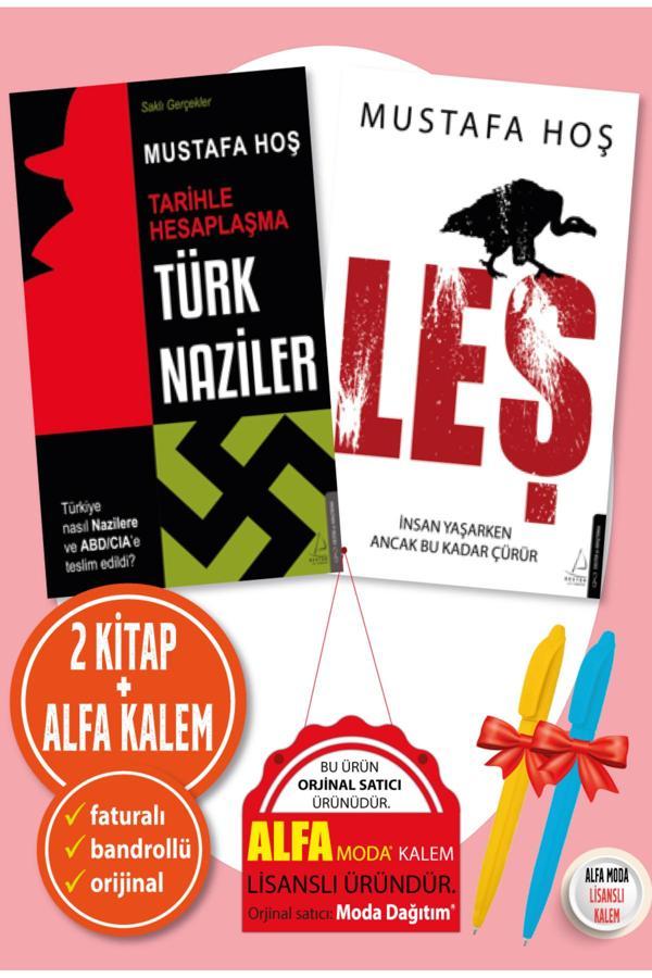 Türk Naziler Tarihle Hesaplaşma + Leş / Mustafa Hoş 2 Kitap Set Grubu + Kalem - Destek Yayınları - Destek Yayınları - Image 1