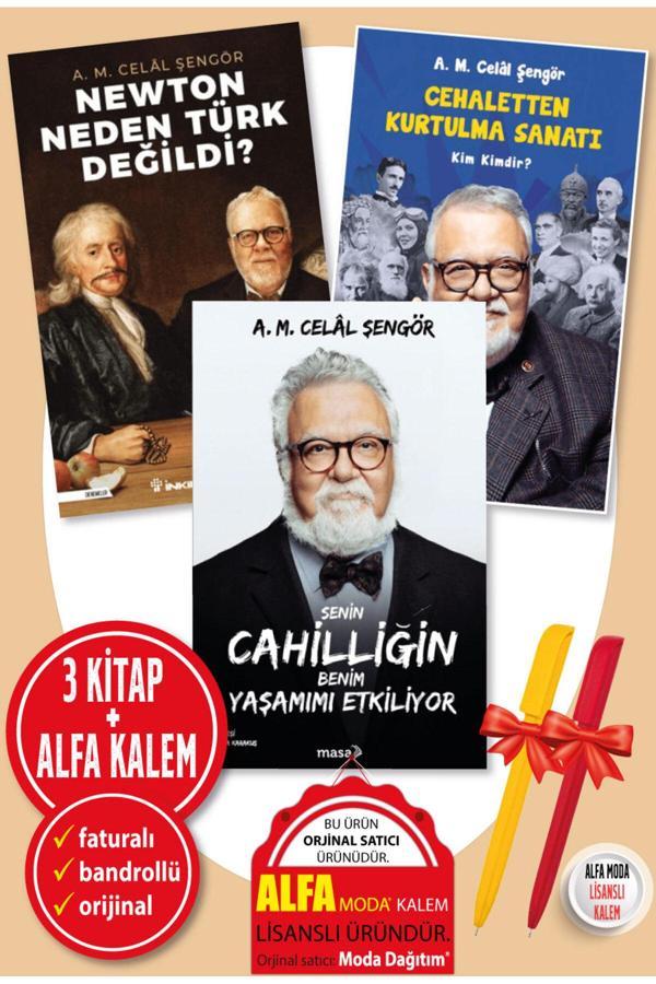 Newton Neden Türk Değildi? + Cehaletten Kurtulma Sanatı + Senin Cahilliğin Benim Celal Şengör Masa 3 - Masa Kitap - Image 1