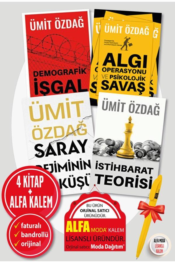 Ümit Özdağ 4 Kitap Set - İstihbarat Teorisi + Demografik İşgal + Algı Operasyonu + Saray Rejiminin - Destek Yayınları - Image 1