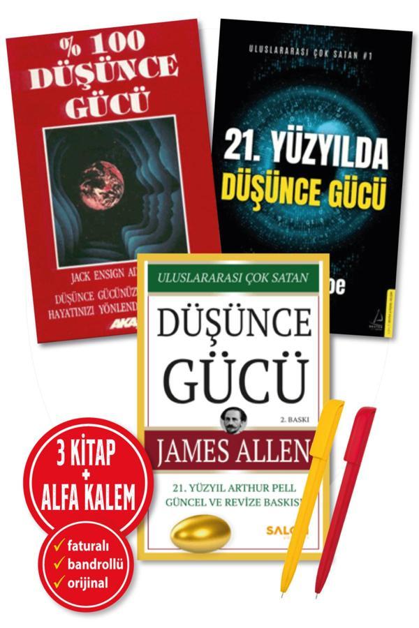 John Kehoe(21. Yüzyılda Düşünce) + Jack Ensign A.(%100 Düşünce Gücü)James Allen(Düşüncenin Gücü) 3'Lü - Destek Yayınları - Image 1