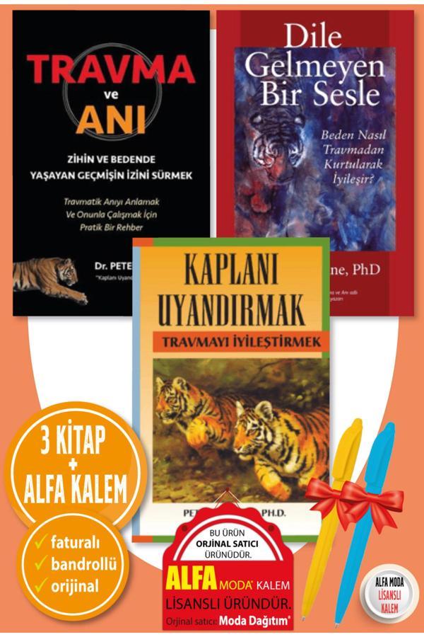 Kaplanı Uyandırmak + Dile Gelmeyen Bir Sesle + Travma Ve Anı / Peter A. Levine & Ann Frederick 3'Lü - Butik Yayınları - Image 1