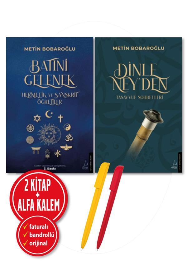 Alfa Kalem + (Metin Bobaroğlu) 2 Kitap-Batıni Gelenek + Dinle Ney’Den-Yeni İslam Kişisel/Destek Kitap - Destek Yayınları - Image 1