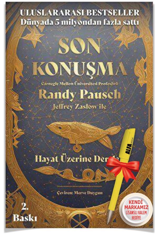 Son Konuşma Hayat Üzerine Dersler (Randy Pausch & Jeffrey Zaslow) + Alfa Kalem - Serbest Kitaplar - Image 1