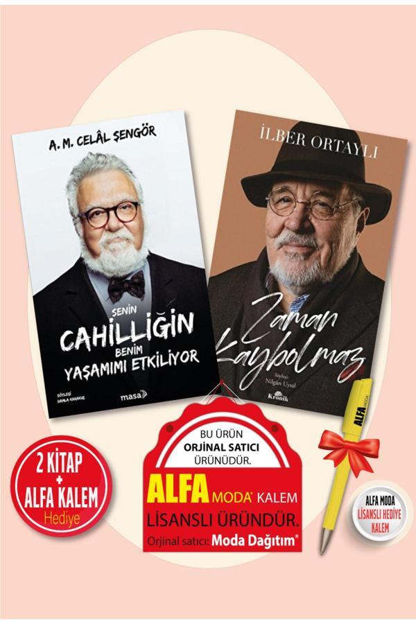 Senin Cahilliğin Benim Yaşamımı Etkiliyor (Celal Şengör) Zaman Kaybolmaz (İlber Ortaylı) 2 Kitap - Masa Kitap - Image 1