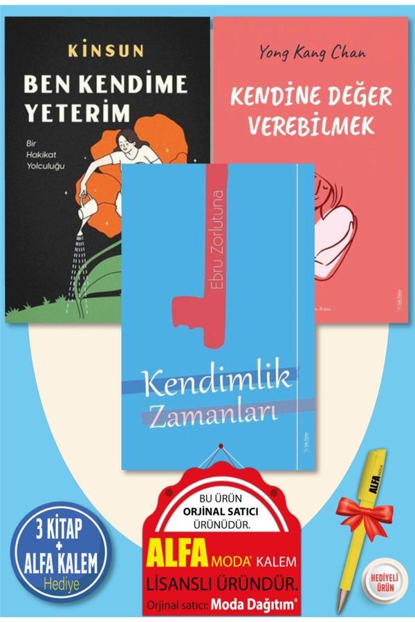 Ben Kendime Yeterim (Kinsun) + Kendimlik Zamanları + Kendine Değer Verebilmek (Yong Kang Chan) 3'Lü - Destek Yayınları - Image 1
