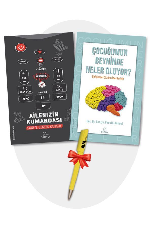 Saniye Bencik Kangal 2 Kitap Set / Ailenizin Kumandası + Çocuğumun Beyninde Neler Oluyor? + Kalem - Elma Yayınevi - Image 1