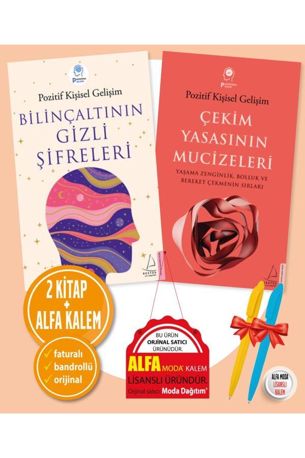 Bilinçaltının Gizli Şifreleri + Çekim Yasasının Mucizeleri 2 Kitap - Ayşe Gülen - Pozitif - Destek Y - Destek Yayınları - Image 1