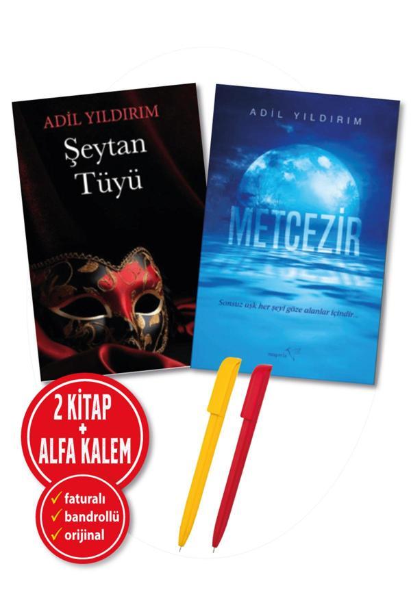 Alfa Kalem + Adil Yıldırım 2 Kitap Set (Şeytan Tüyü + Metcezir)-Yeni-Edebiyat-Kişisel Gelişim-Destek - Destek Yayınları - Image 1