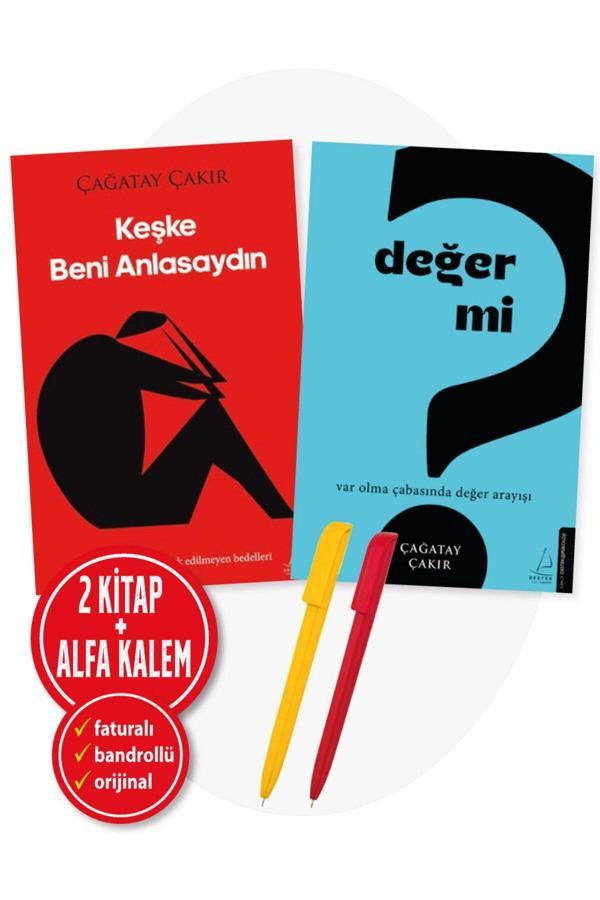 Alfa Kalem + Çağatay Çakır 2 Kitap Set (Keşke Beni Anlasaydın + Değer Mi?)-Destek Yayınları - Destek Yayınları - Image 1