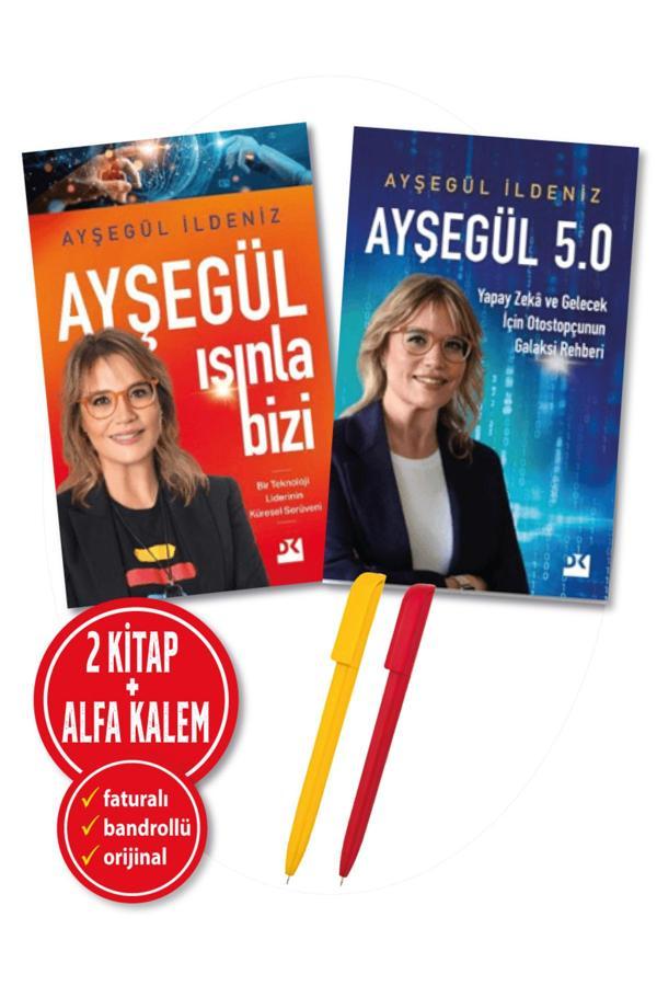 Alfa Kalem + Ayşegül İldeniz 2 Kitap Ayşegül Işınla Bizi + Ayşegül 5.0 Doğan Kitap - Doğan Kitap - Image 1