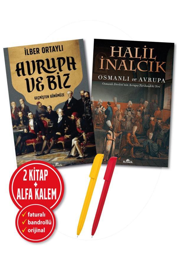 Avrupa Ve Biz(İlber Ortaylı) + Osmanlı Ve Avrupa(Halil İnalcık)-Yeni 2 Kitap Set Kronik Kitap Tarih - Kronik Kitap - Image 1