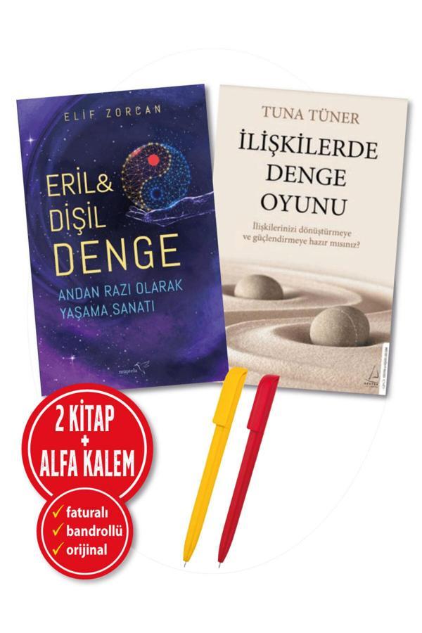 Alfa Kalem + İlişkilerde Denge Oyunu(Tuna Tüner) + Eril & Dişil Denge(Elif Zorcan) 2 Kitap Yeni-Destek - Destek Yayınları - Image 1