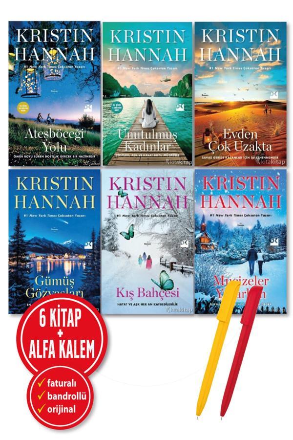 Alfa Kalem + Kristin Hannah 6 Kitap Ateşböceği Yolu + Unutulmuş Kadın + Evden + Gümüş + Kış Bahçesi + Mucizeler - Doğan Kitap - Image 1