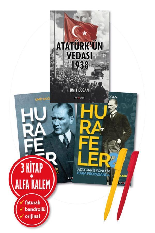 Ümit Doğan 4 Yeni Kitap (Hurafeler1-2 + Atatürk'Ün İstihbarat Faaliyetleri + Atatürk’Ün Vedası 1938) - Kripto - Image 1