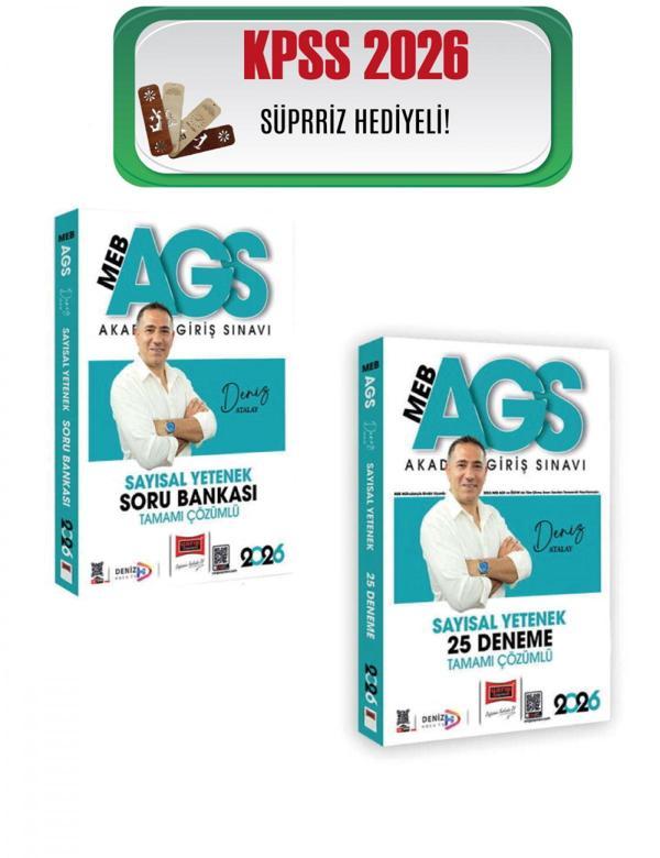 Yargı 2026 MEB-AGS Sayısal Yetenek Soru Bankası ve Deneme Seti Deniz Atalay Yargı Yayınları - Bi bigelio - Image 1