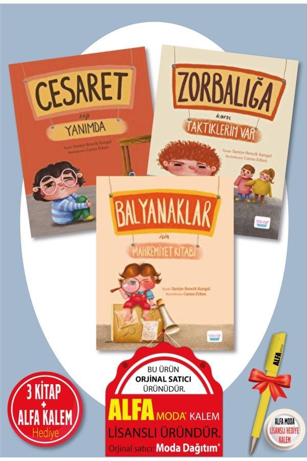 Saniye Bencik Kangal 3'Lü / Cesaret Hep + Zorbalığa Karşı Taktiklerim + Balyanaklar İçin Mahremiyet - Turta Kitap - Image 1